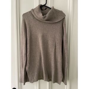 Nanette Lepore  beige cowl neck sweater M